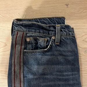Hudson Jeans with Red Stripes
